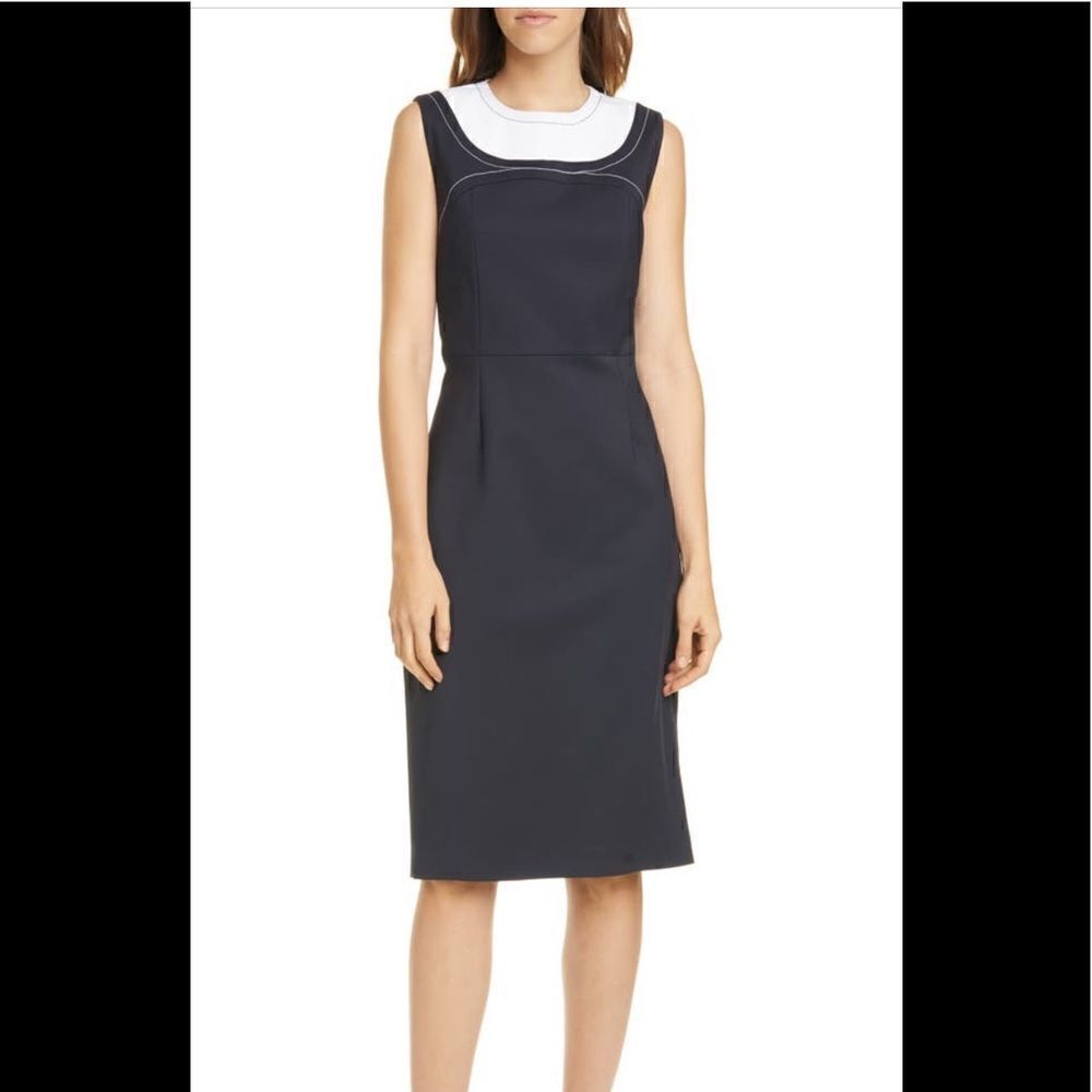 Judith And Charles Dress Sheath Size 8 And 10 In Black, Nwt